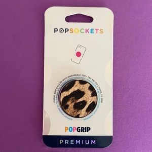 Popsocket Premium Vegan Leather Leopard